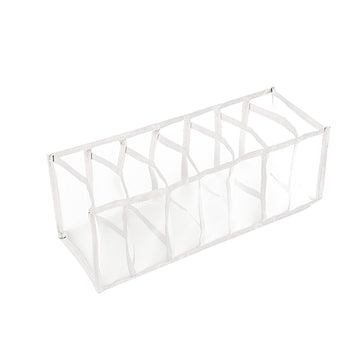 6 Pockets Hanging Purse Handbag Organizer Clear Hanging Shelf Bag (1 Pc)