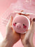 Cartoon Cute Pig LED Lights Mirror Pocket Fan