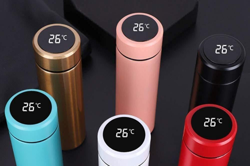 LED Temperature Display Flask