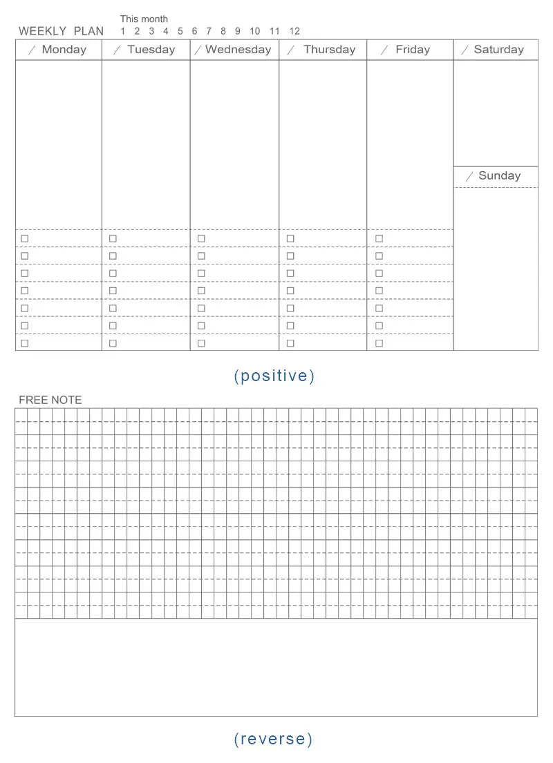 2025 Notebooks Agenda Daily Weekly Monthly Plan Spiral Organizer A5 Note Books Monthly Transparent Schedule Agenda Planner