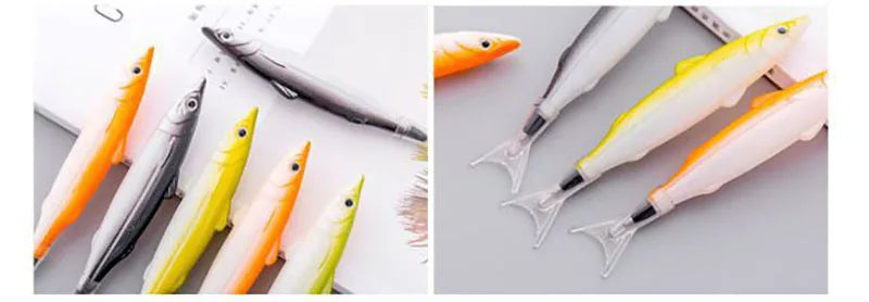 Cute Kawaii Sea Fish Stationery Creative Ballpoint Pen Office School Supply Novelty Funny Lovely Pens