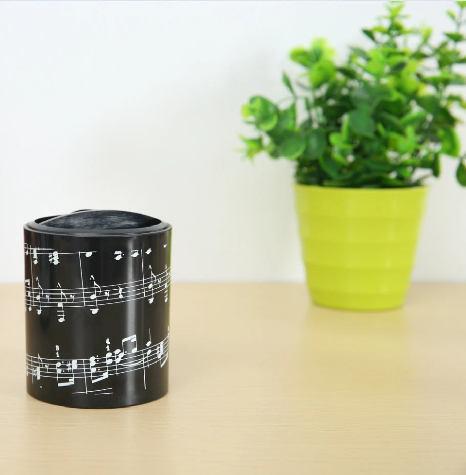 Notes Pen Holder Piano Musical Instrument Design Music Gift Classification Plastic Pen Holder Stationery Student Pencil Holder