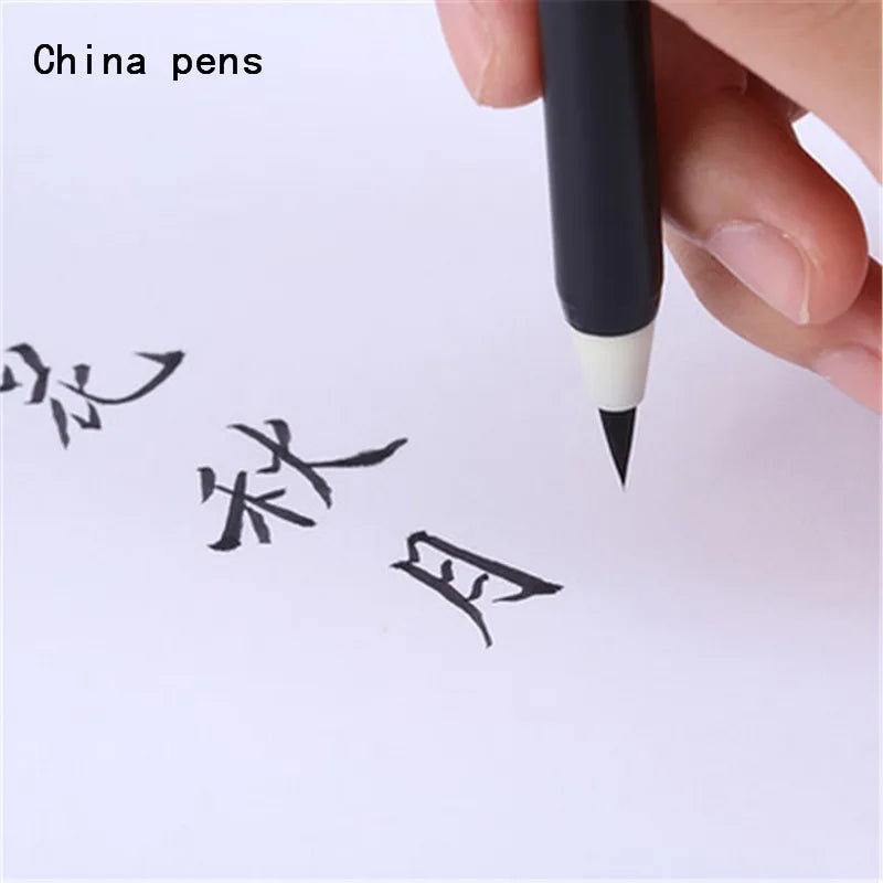 wholesale 1pcs write directly soft brush pen for calligraphy practice school student stationery supplies art drawing brush
