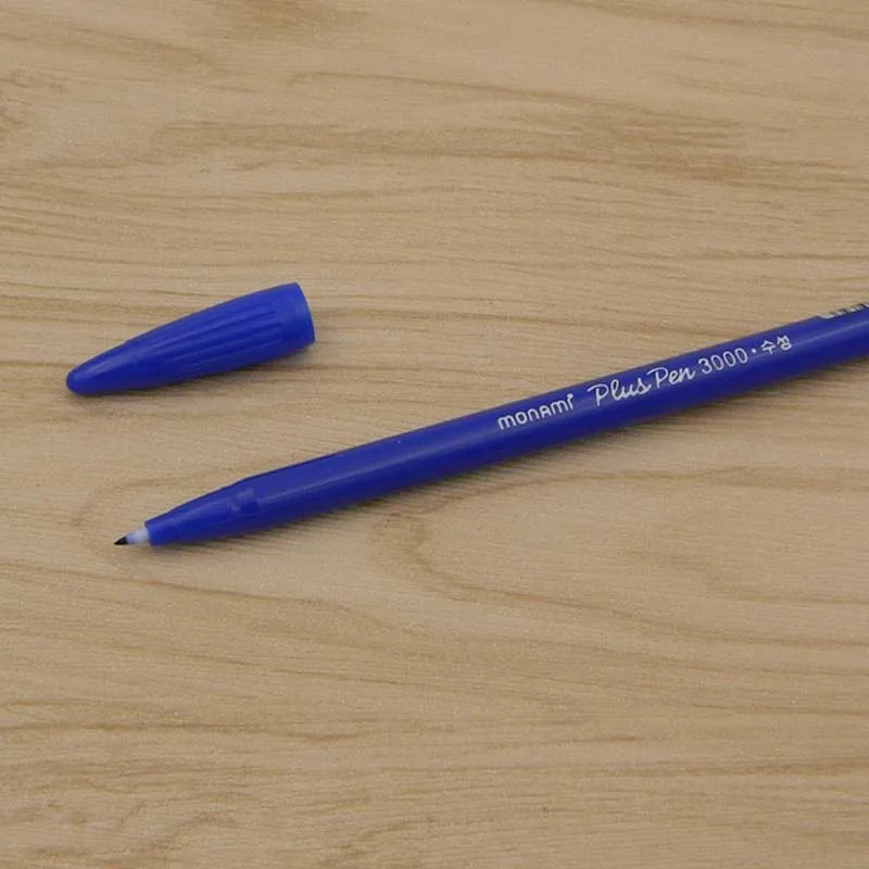 1pc mon 3000 Water soluble ink Fiber water pen hook line Art Marker Plus Pens