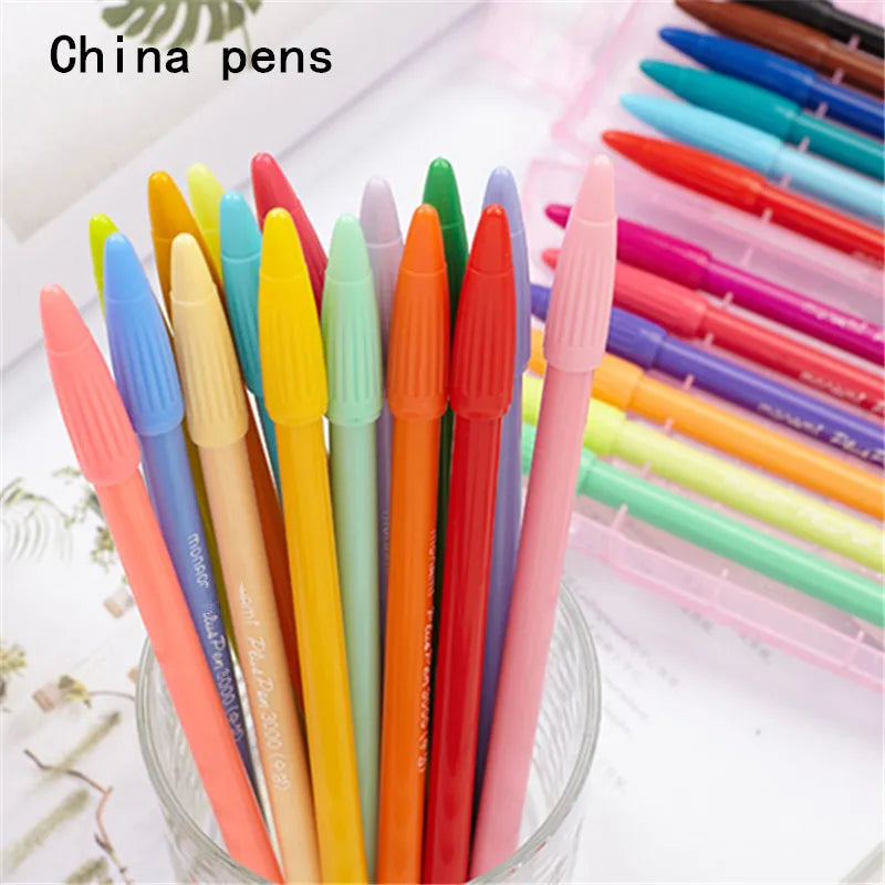 High quality 3000 Water Based Graffiti Hook Fiber Fine liner pen Drawing Art Marker Pen Student school office Gel pen