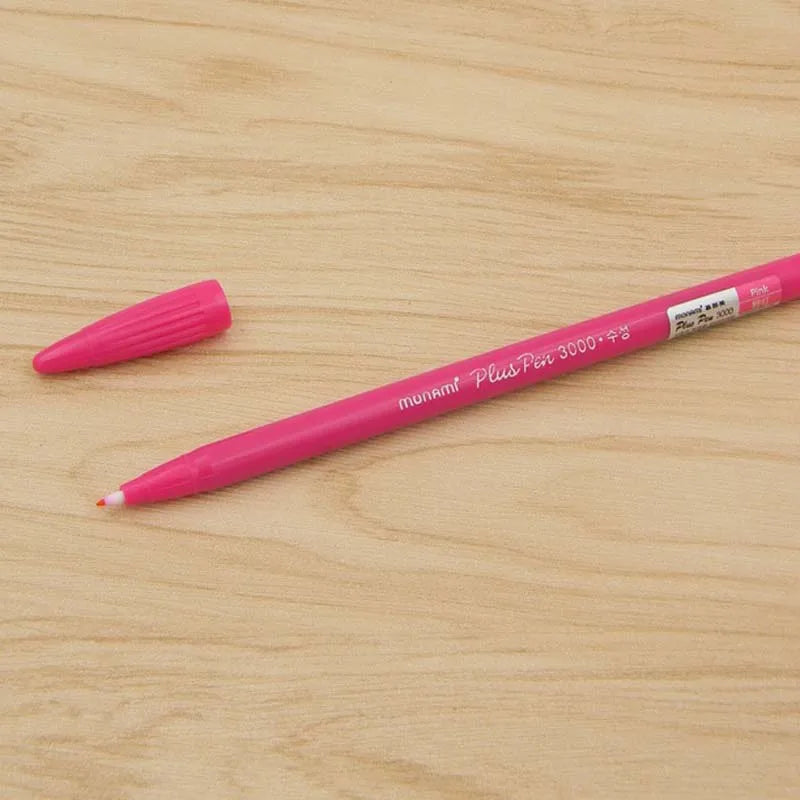 1pc mon 3000 Water soluble ink Fiber water pen hook line Art Marker Plus Pens
