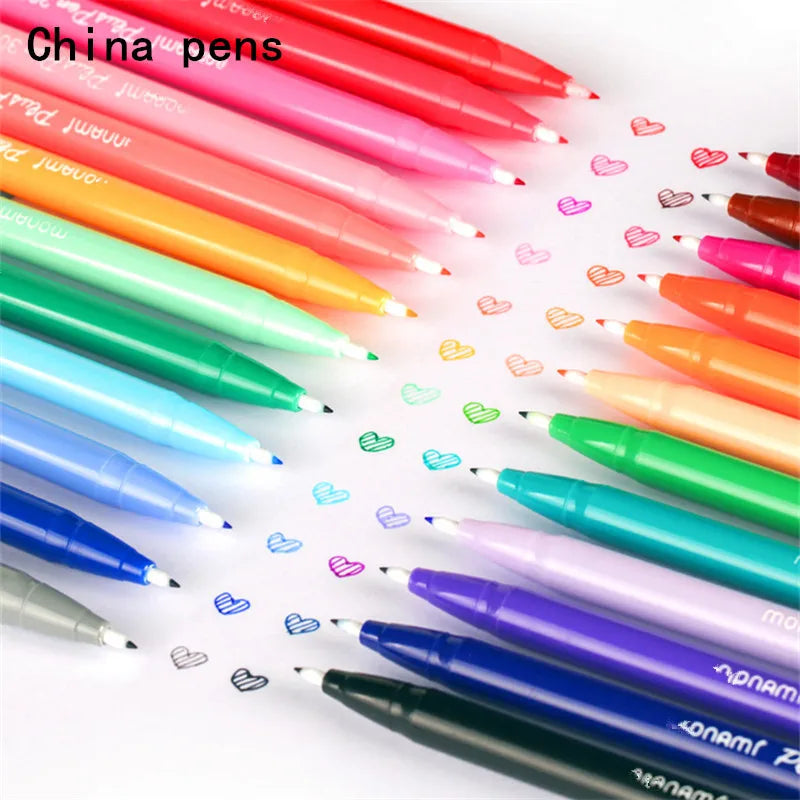 High quality 3000 Water Based Graffiti Hook Fiber Fine liner pen Drawing Art Marker Pen Student school office Gel pen