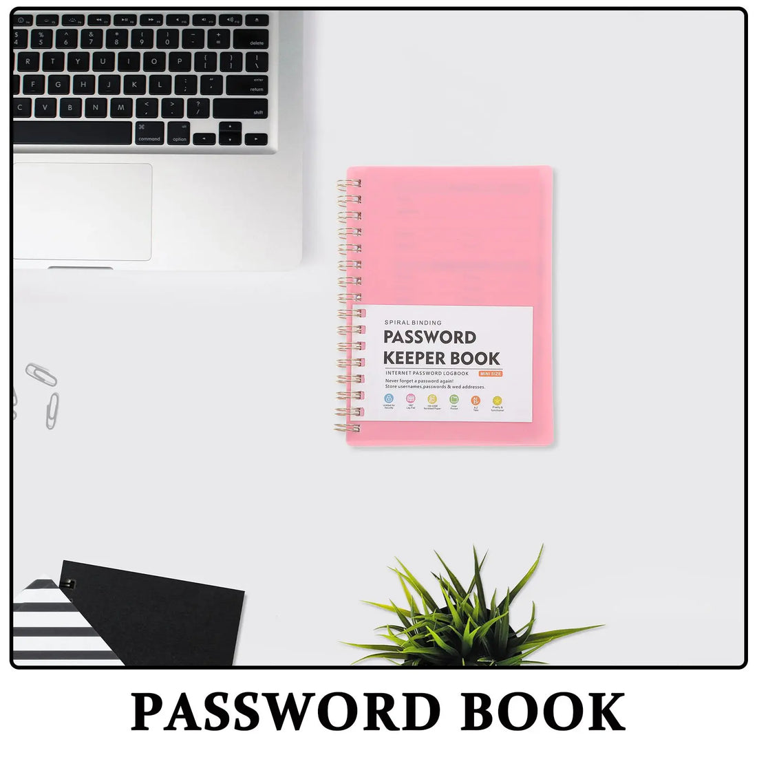 Password Book Convenient Address Notebook Binder with Alphabetical Tabs Tag Books for Seniors Small Internet Notepad