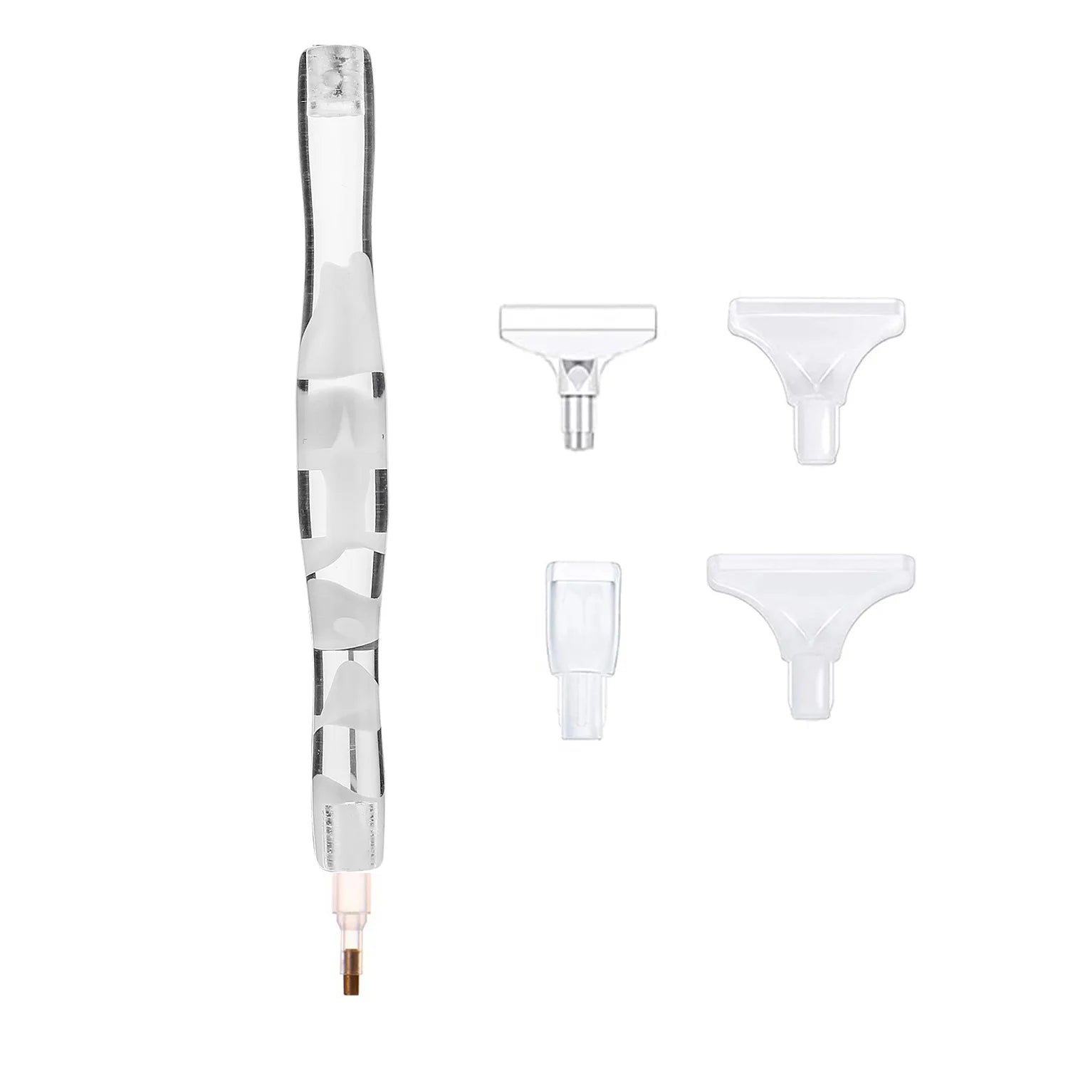 Premium Resin Diamond Painting Pen With Plastic Tips, Ergonomic Grip for DIY Diamond Art Craft