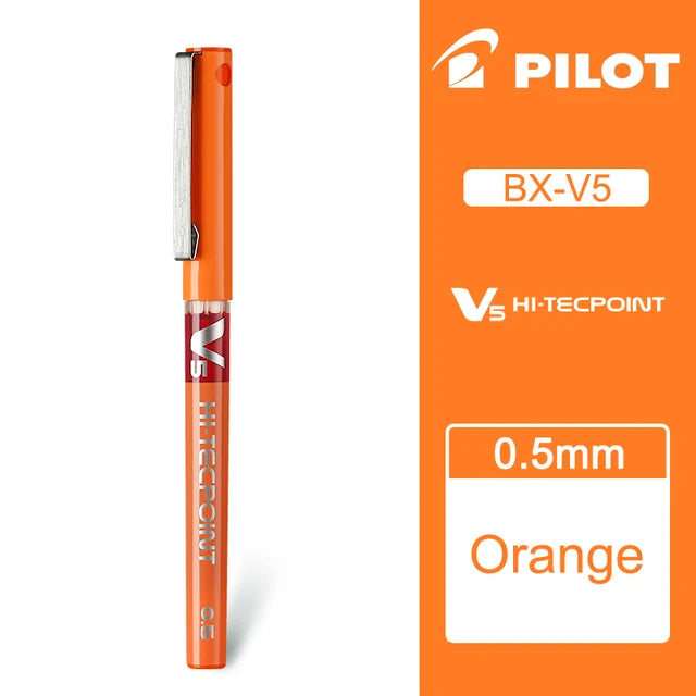 Japan PILOT Gel Pens BX-V5 Art Supplies Color Pen Office Accessories School Student Stationery Can Be Matched with Ink Bladder