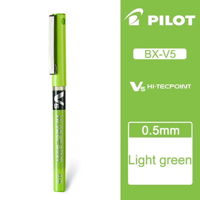 Japan PILOT Gel Pens BX-V5 Art Supplies Color Pen Office Accessories School Student Stationery Can Be Matched with Ink Bladder