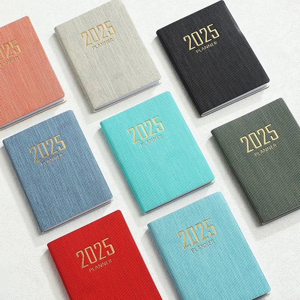 English A7 Mini Pocket Notebook To Do List Taking Notes Efficiency Plan Notebook 12 Months Diary Notepad 365 Days Notepad