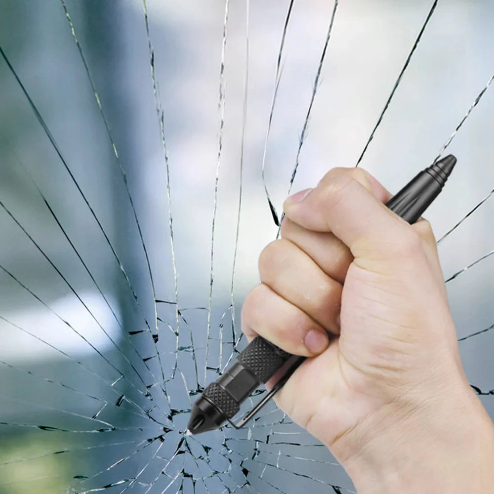 Outdoor Self-defense Tactical Defense Pen EDC Multi-function Special Combat Pen Window Breaking Survival pen