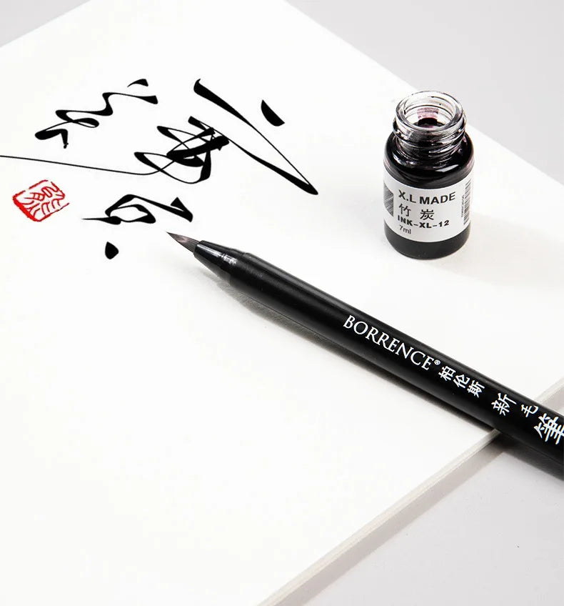 High Quality Calligraphy Practice Pen Soft Watercolor Brush BR Small Regular Script Brush Student Art Painting Writing Supplies