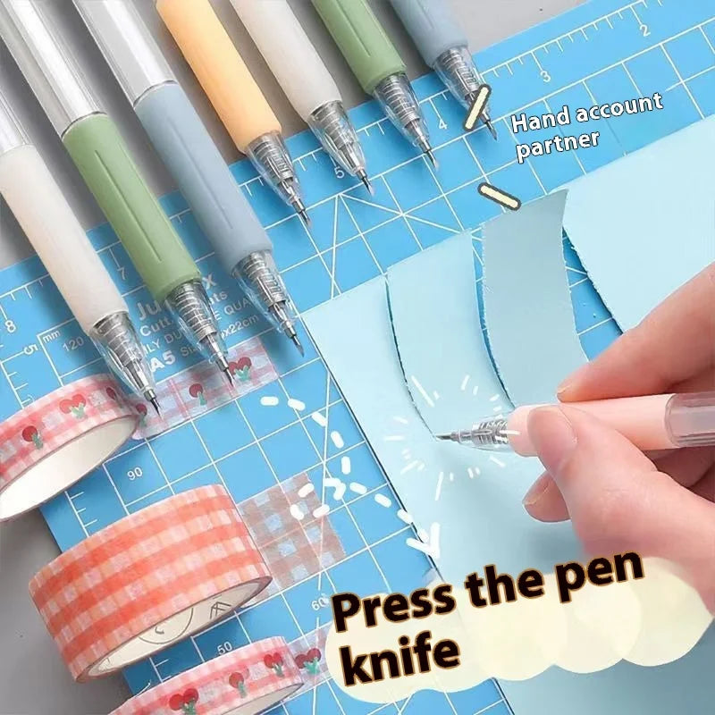 5PCS Craft Cutting Paper Pen Cutter Tool Paper Cutting Carving Tools DIY Drawing Scrapbooking Perfectly Accessories