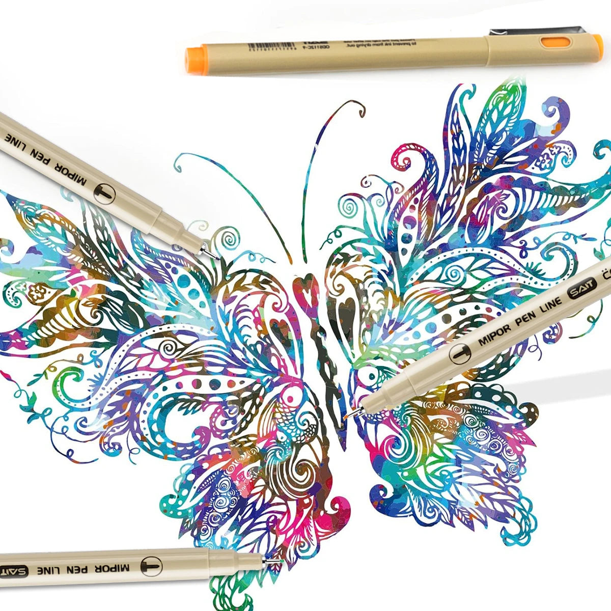 9 Colors Micro-line Pens Waterproof Durable Fine Line Drawing Art Pen Painting Drawing Marking Journaling Lllustrating Drawing