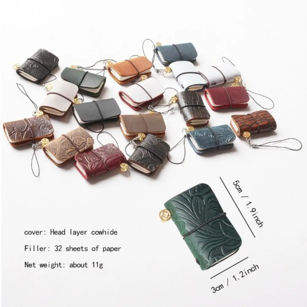 Notebook Core 32 Sheets Mini Notebook Handbook Portable Ultra-small Pocketbook Tiny Loose-leaf Notepad Daily Planner