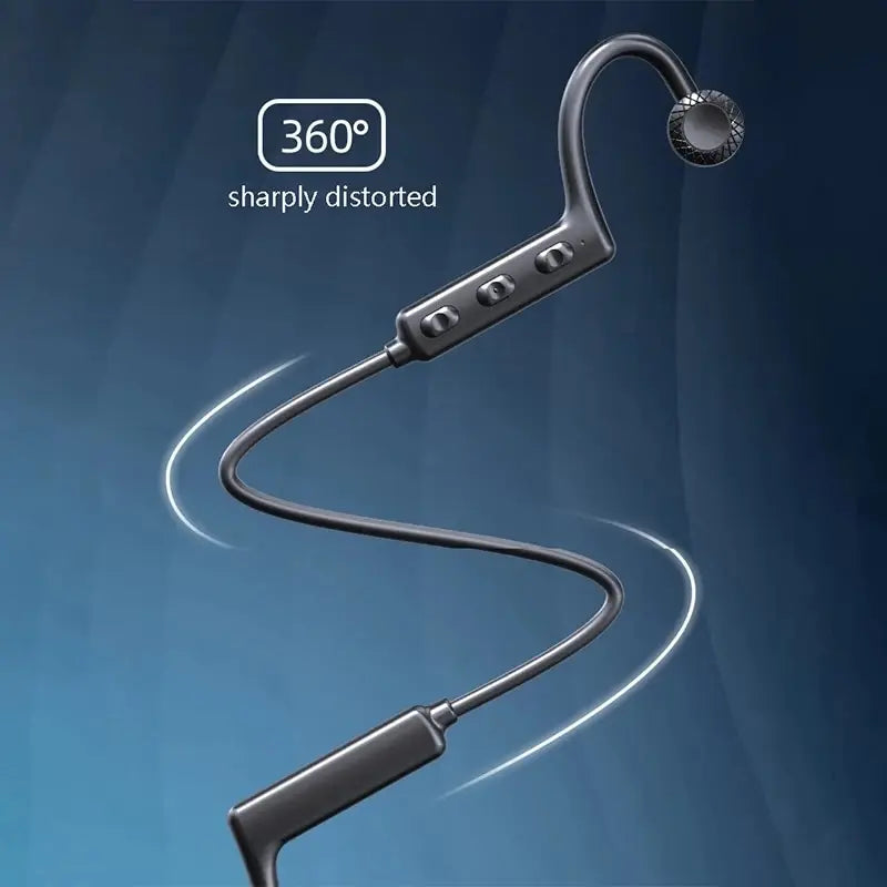 Ks19 Tws Bone Conduction Earphone Wireless Bluetooth Headphones Neckband Sports Headset Hearing Aid Earphone Handsfree With Mic