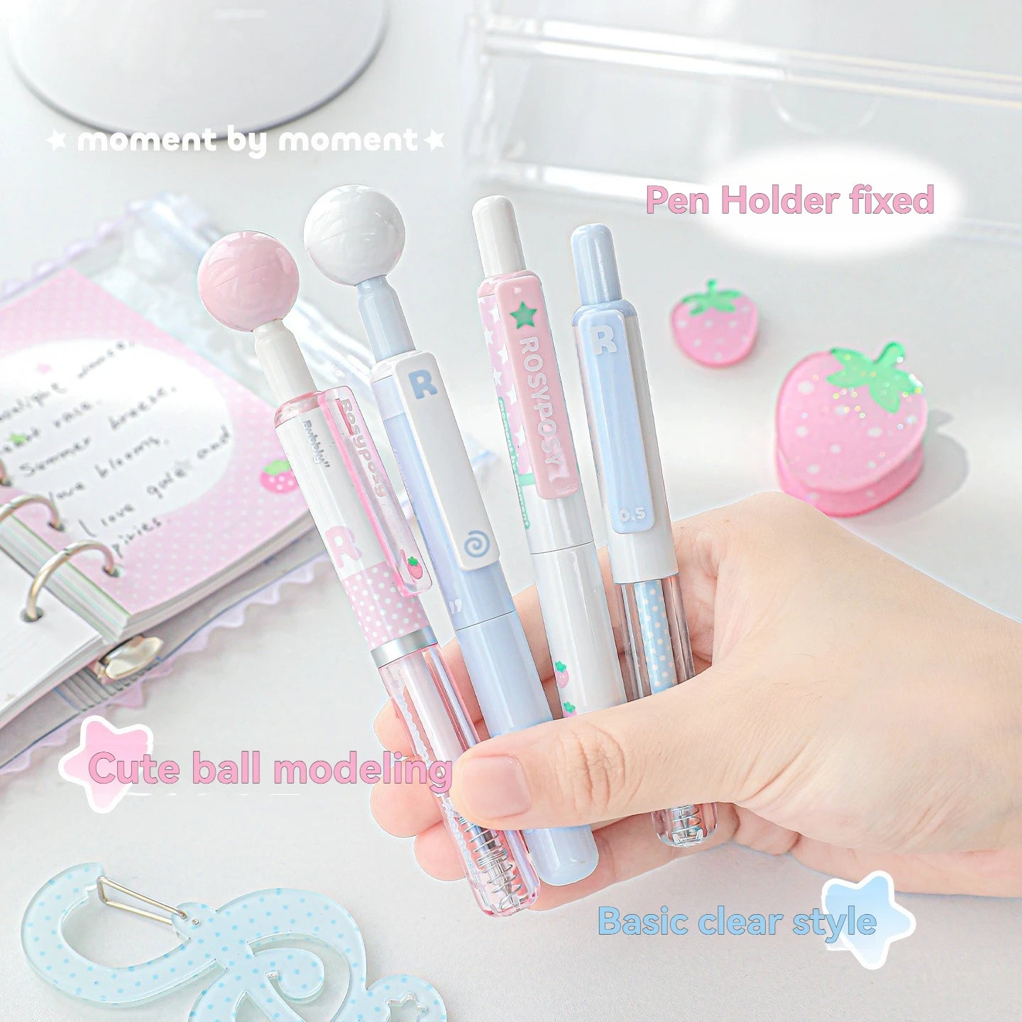 4PC Neutral Pen  Short Pen  4-Pack  High Aesthetic Value  360  Rotation  Decompression  And Problem  Solving Pen
