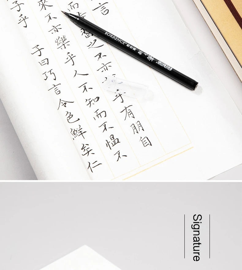 High Quality Calligraphy Practice Pen Soft Watercolor Brush BR Small Regular Script Brush Student Art Painting Writing Supplies