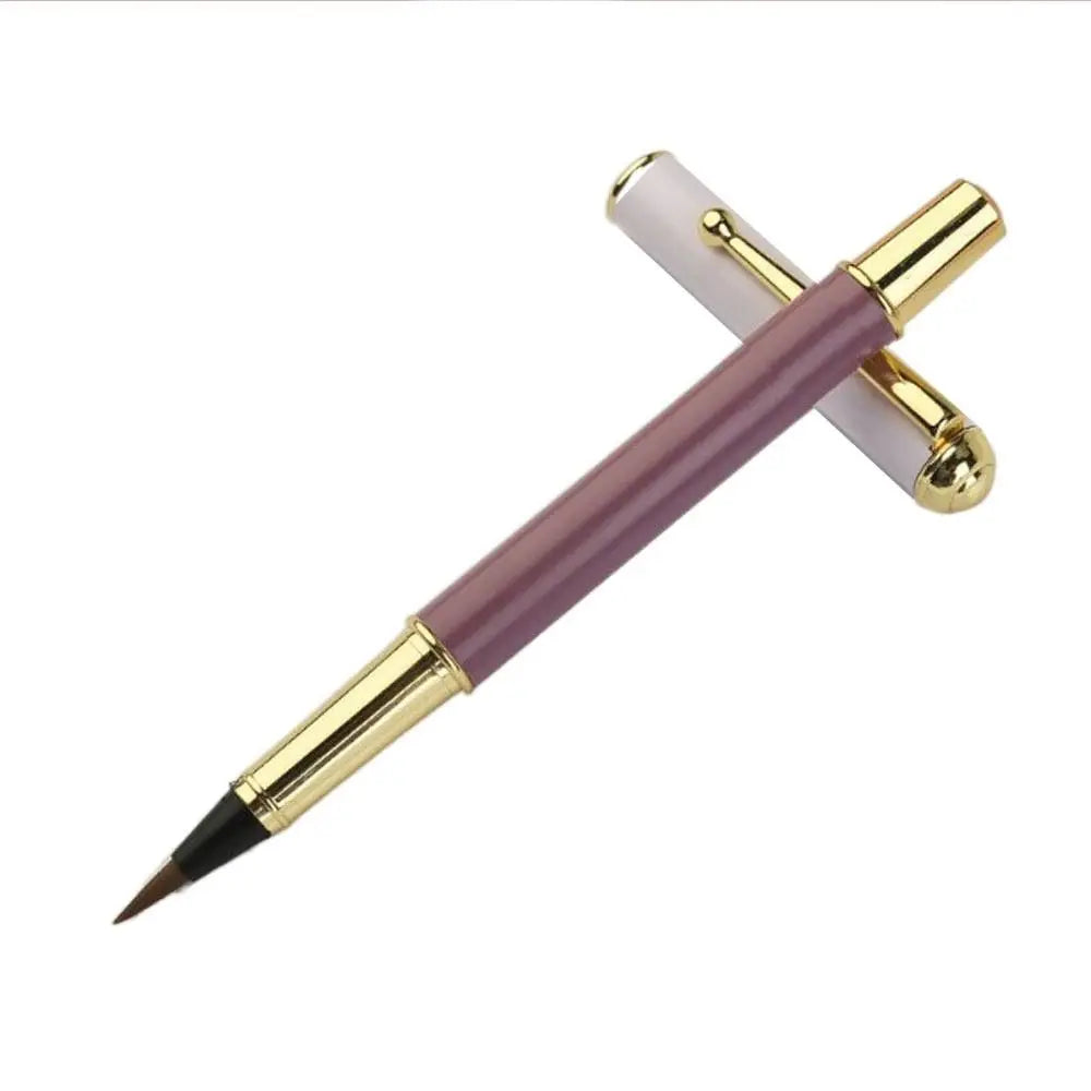 Professional Beginners Metal Writing Artist Drawing Painting Pens Chinese Brushes Penmanship Brushes Calligraphy Pen Brushes