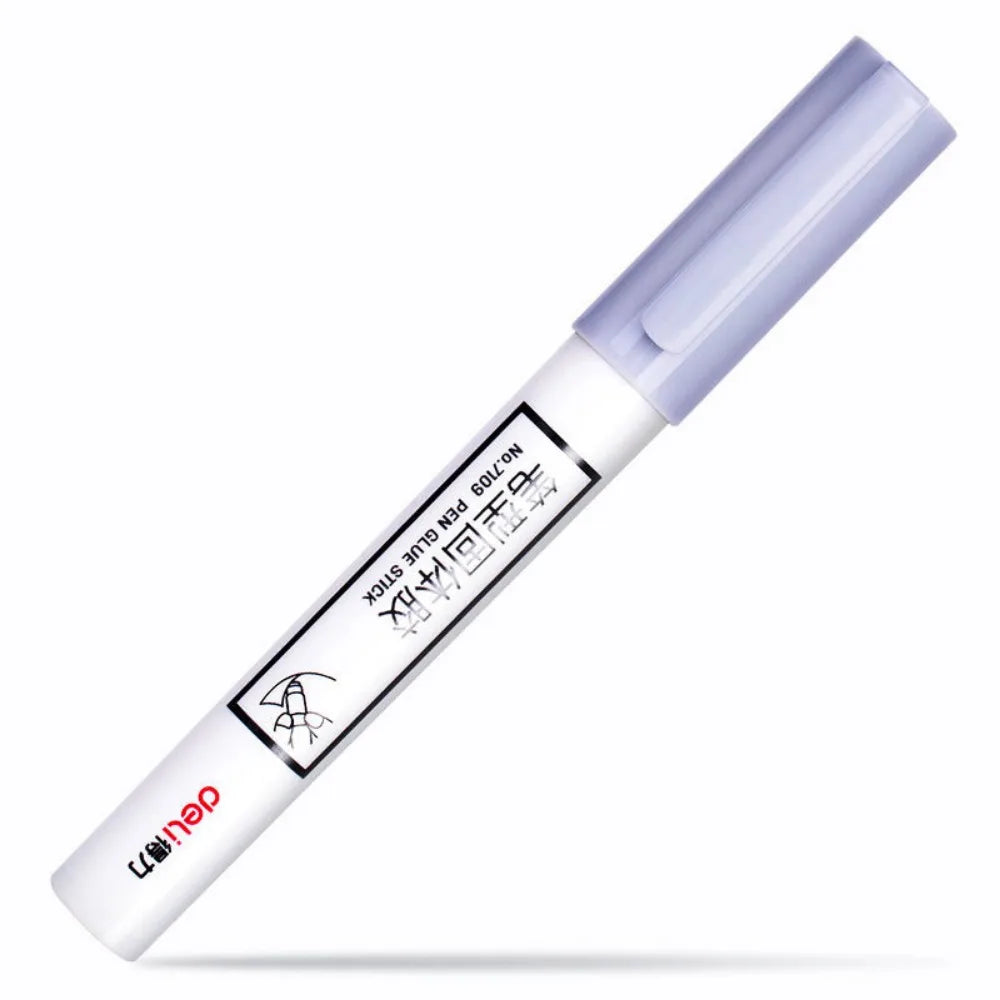 Pen Shaped Solid Adhesive Stick  Portable Strong Adhesive Transparent Adhesive DIY Handmade Glue School Office Stationery