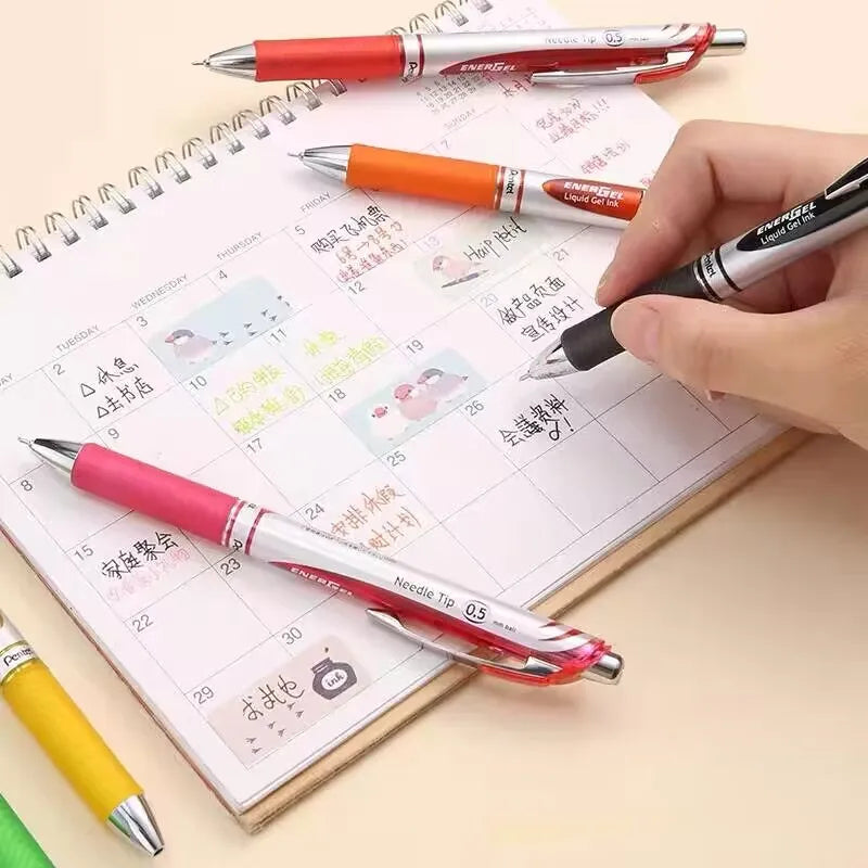 1pc Pentel  BLN75 Gel Pen 20th Anniversary Smooth And Quick-drying Press Water Pen For Students With 0.5mm Japanese Stationery
