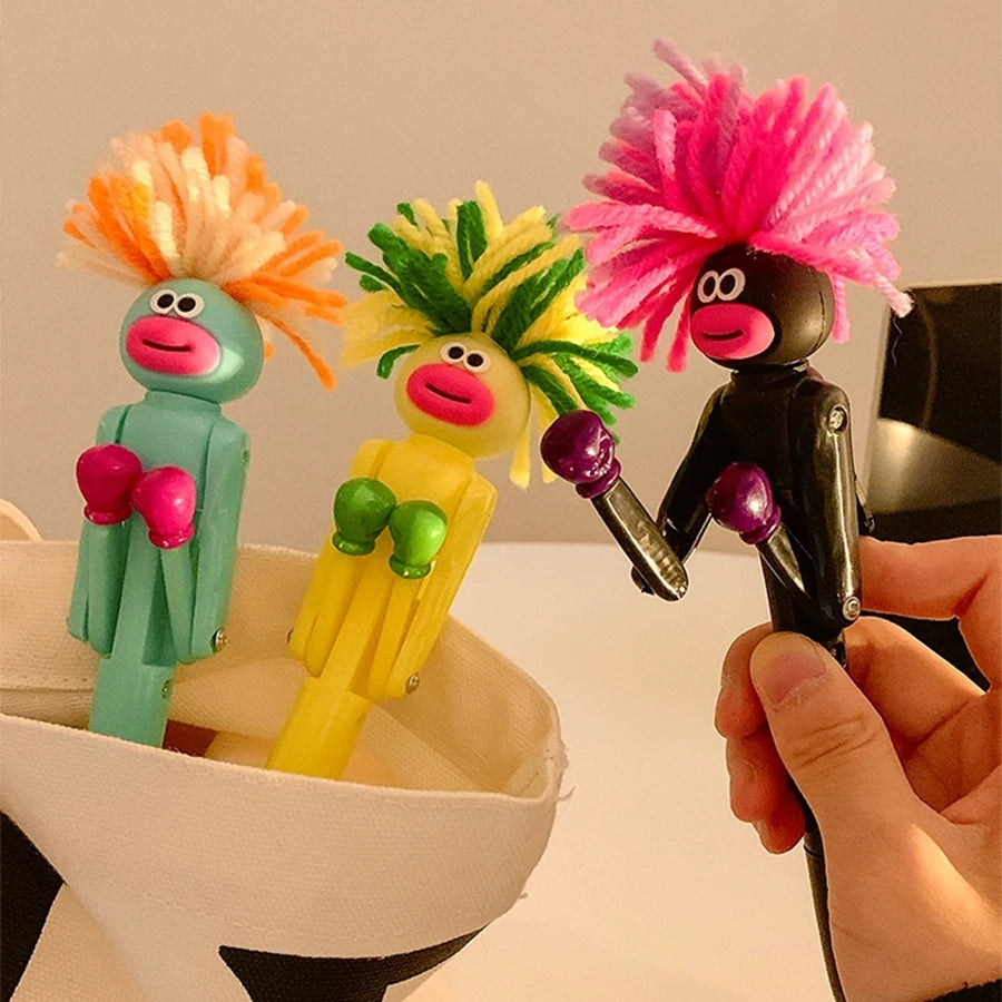 Ballpoint Pen, Funny Pen, Signature Pen 1.0, Cute Character Doll Pen, Boxing Pen, Writing Pen, Smooth Writing