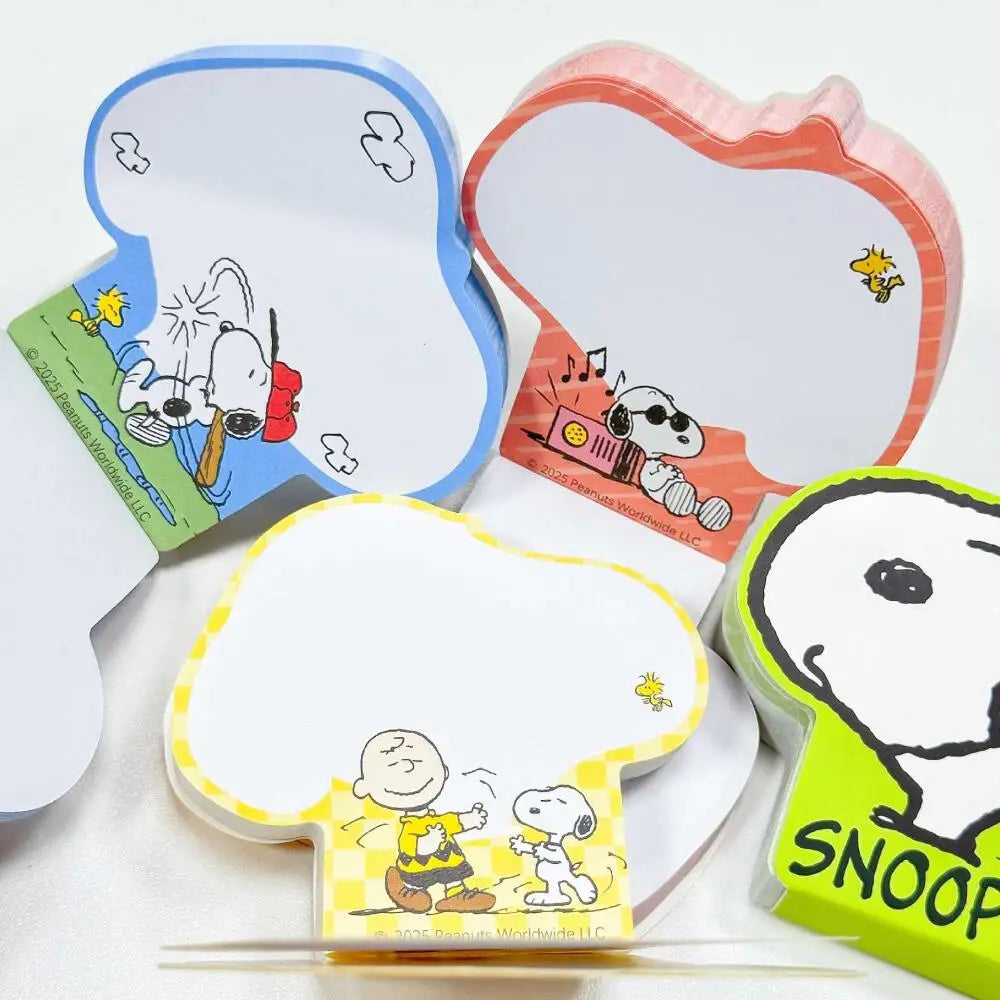 Anime Snoopy Mini Notebook Cartoon Snoopy Adventure Irregular Notebook Portable Pocket Book Message Books Student Stationery