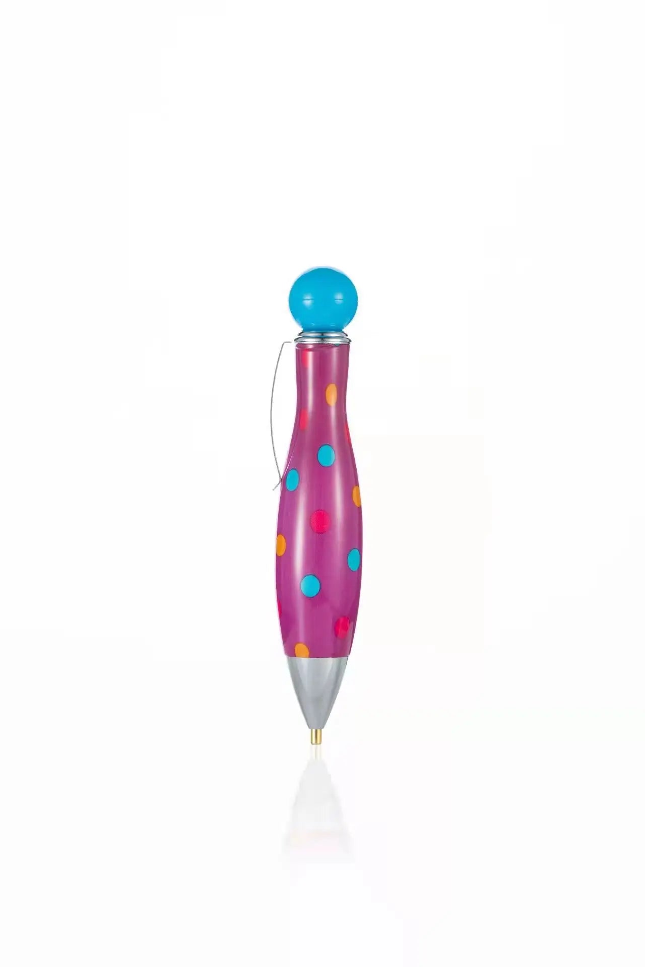 Diamond drawing tool pen, bowling ball shaped dot diamond pen, new style of diamond painting dot diamond pen