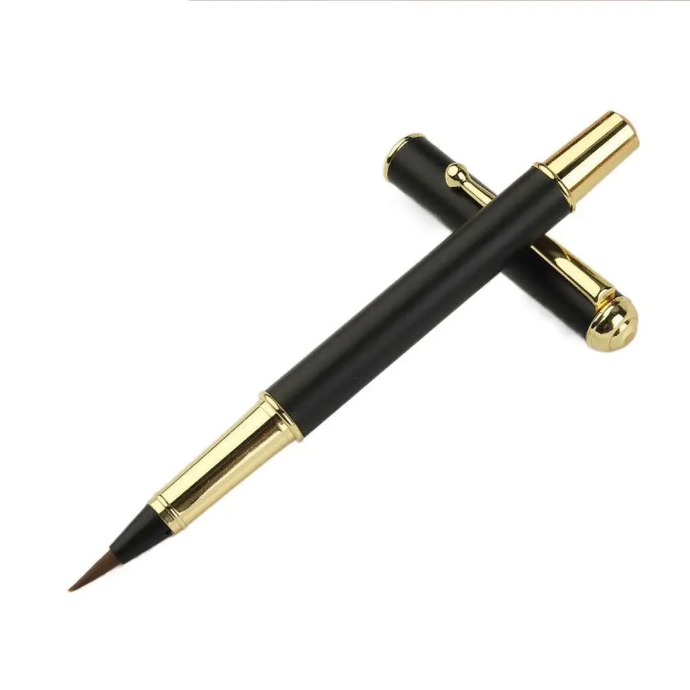 Professional Beginners Metal Writing Artist Drawing Painting Pens Chinese Brushes Penmanship Brushes Calligraphy Pen Brushes