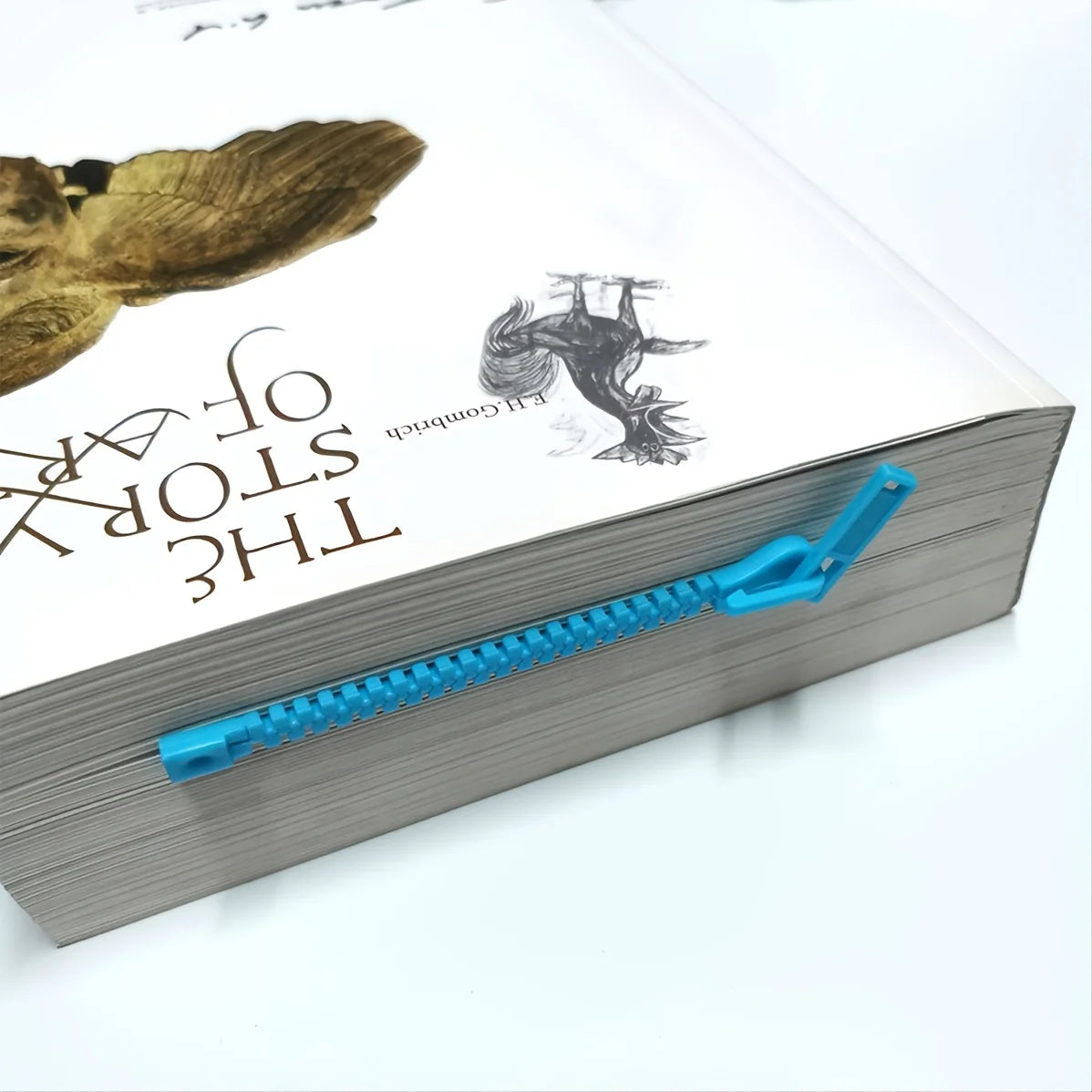 Creative Zipper Bookmark - Dual-Function Organizer with Divided Pages for Easy Note-Taking and Marking - Ideal for Reading