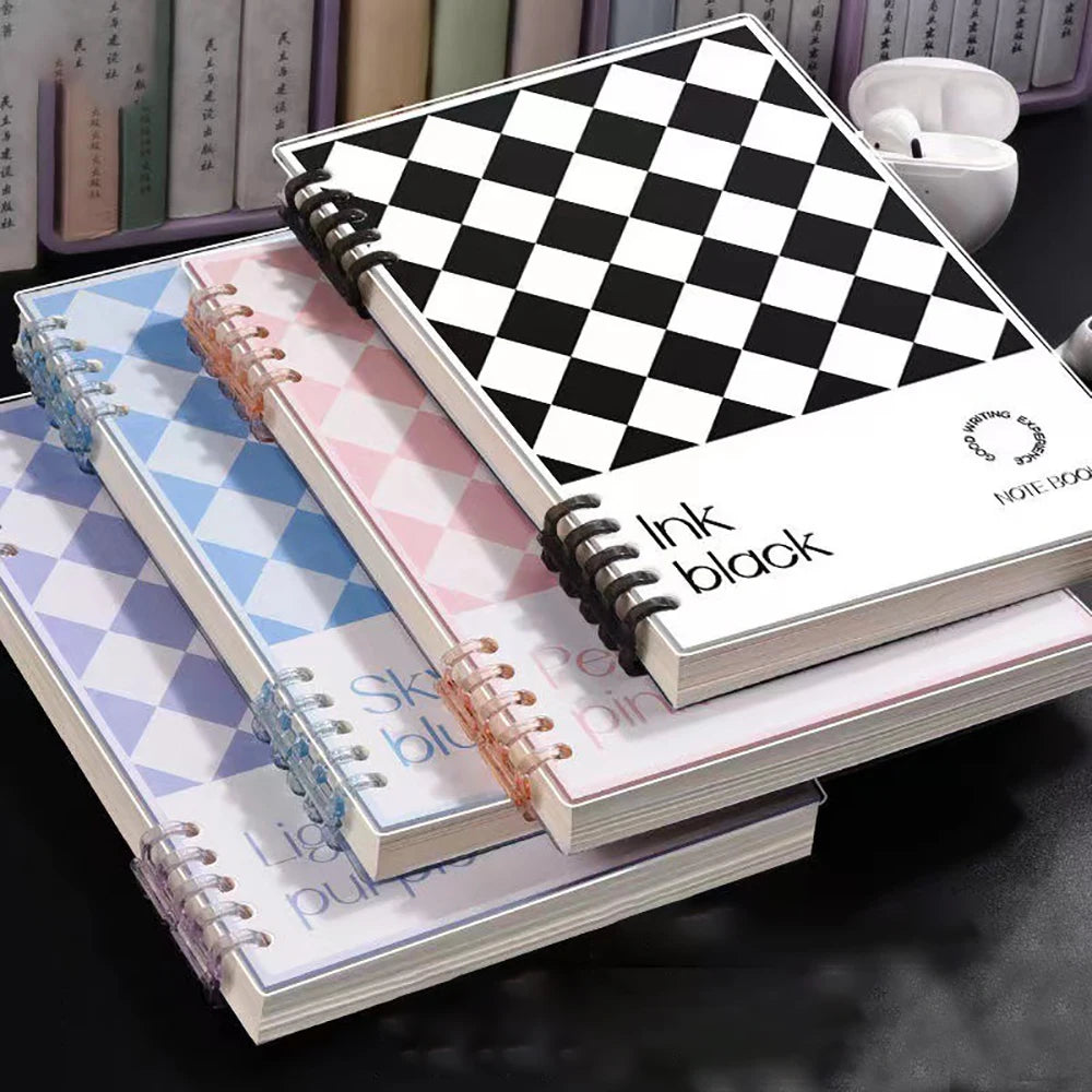 Grid Loose Leaf Notebook Detachable Notepad Office Supplies Learning Stationery