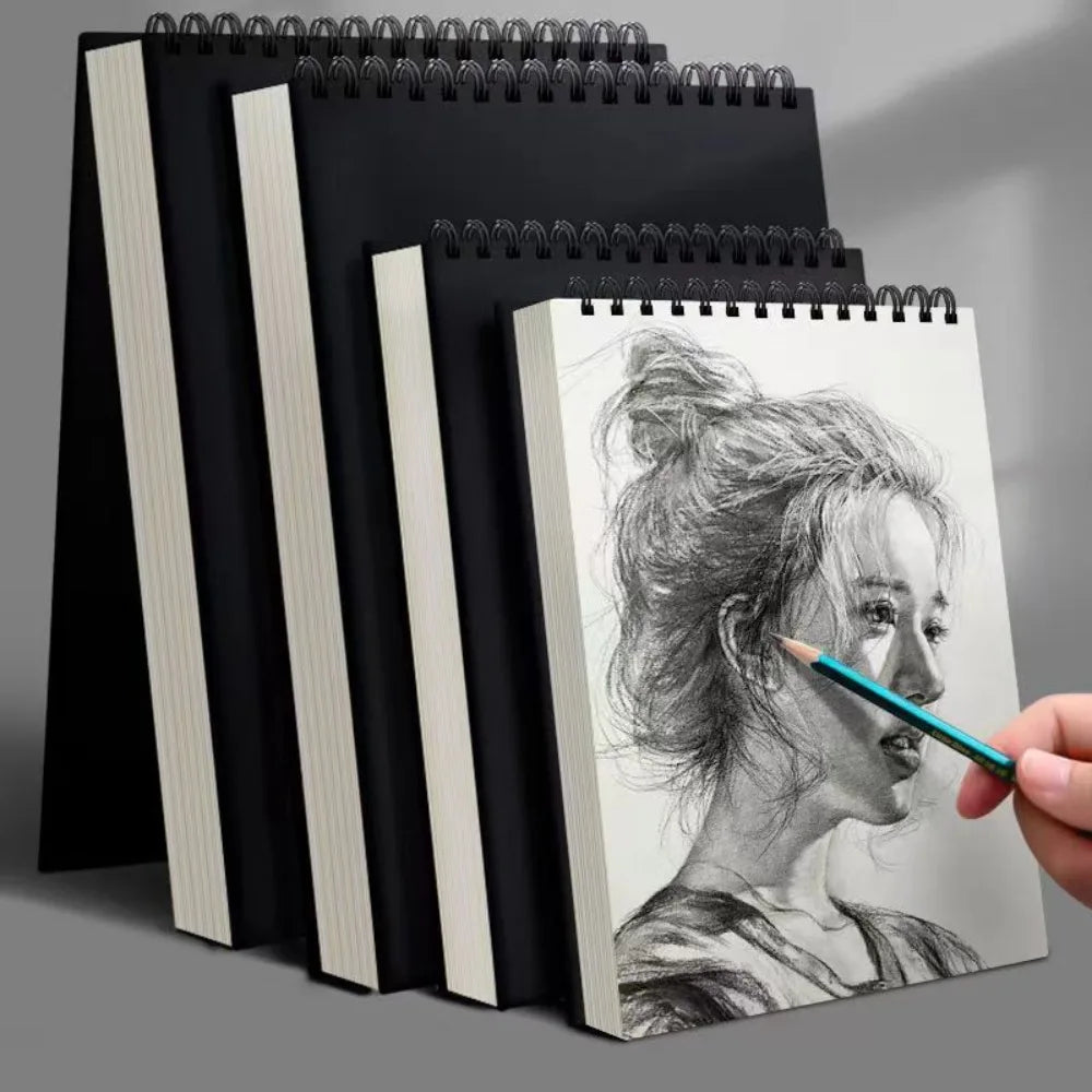 Professional 30 Sheets 8K 16K Coil Sketchbook Spiral Bound A4 A5 A6 Thick Drawing Paper Eco-Friendly Acid Free Artist Sketch Pad