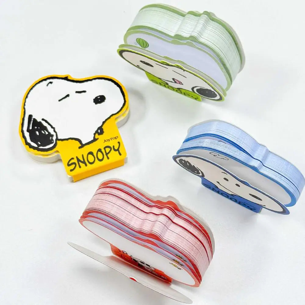 Anime Snoopy Mini Notebook Cartoon Snoopy Adventure Irregular Notebook Portable Pocket Book Message Books Student Stationery