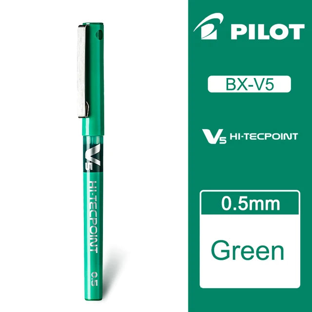 Japan PILOT Gel Pens BX-V5 Art Supplies Color Pen Office Accessories School Student Stationery Can Be Matched with Ink Bladder