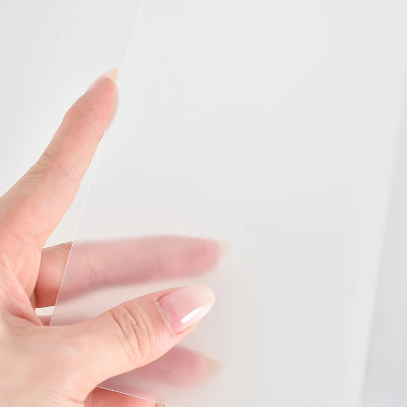 Notebook 80 Pages - Pp Spiral Bound Transparent Cover, Writing Diary Office College Notes, A5 Size