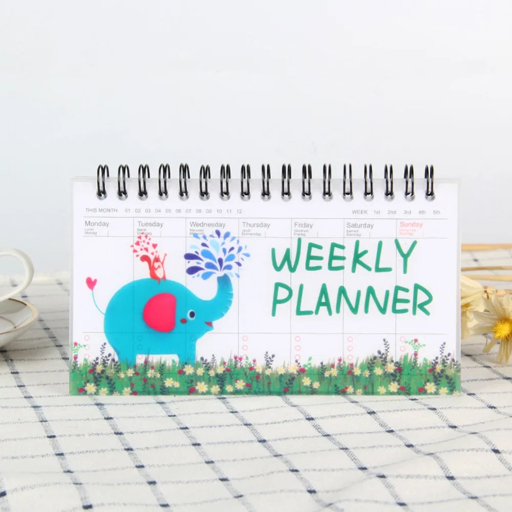 Student Diary Flip Notebook Notebook Agenda Book Diary Planner Weekly Planning Schedule