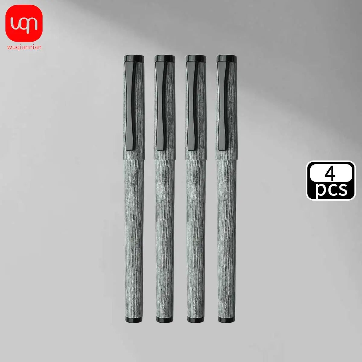 Wood grain style neutral pen writing evenly smooth personalized design durable for office and school supplies