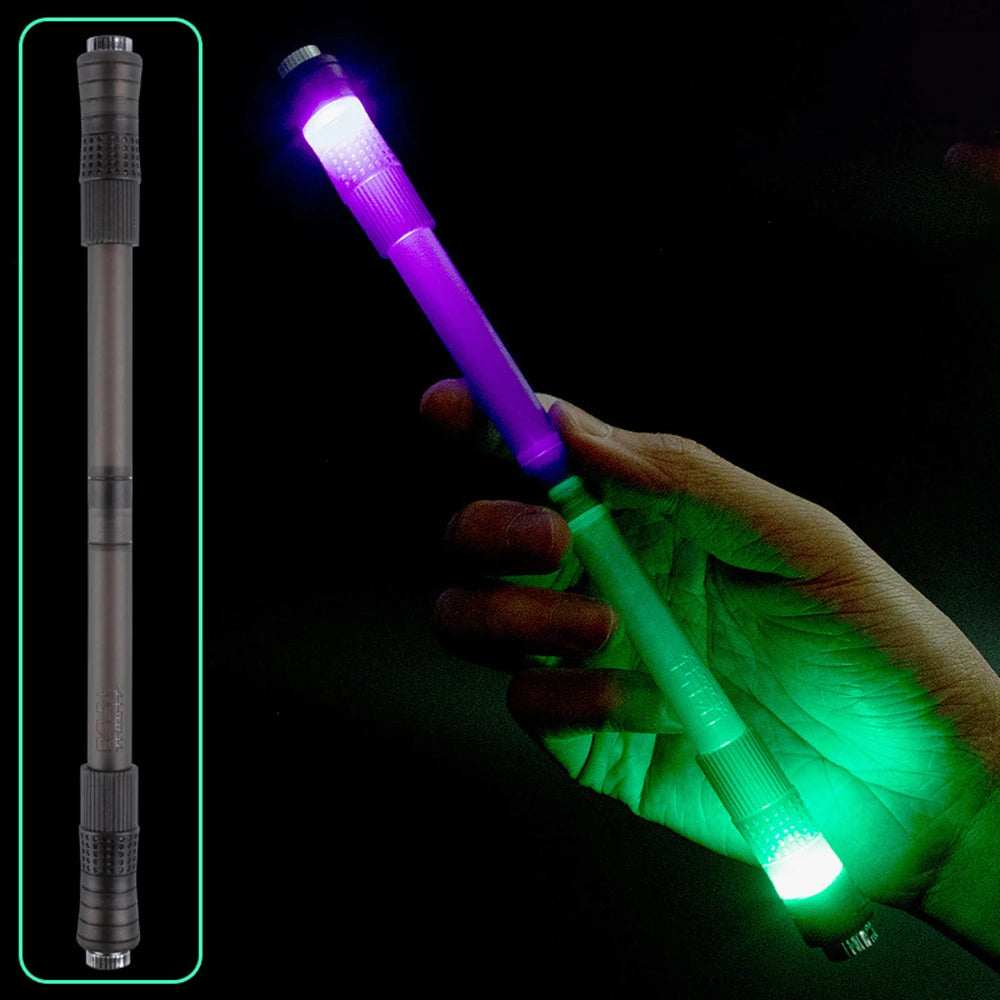 Led Spinning Pen Portable Detachable Comfortable Grip For Students Penspinning With  Pressure Relief Boys Girls Birthday Gift
