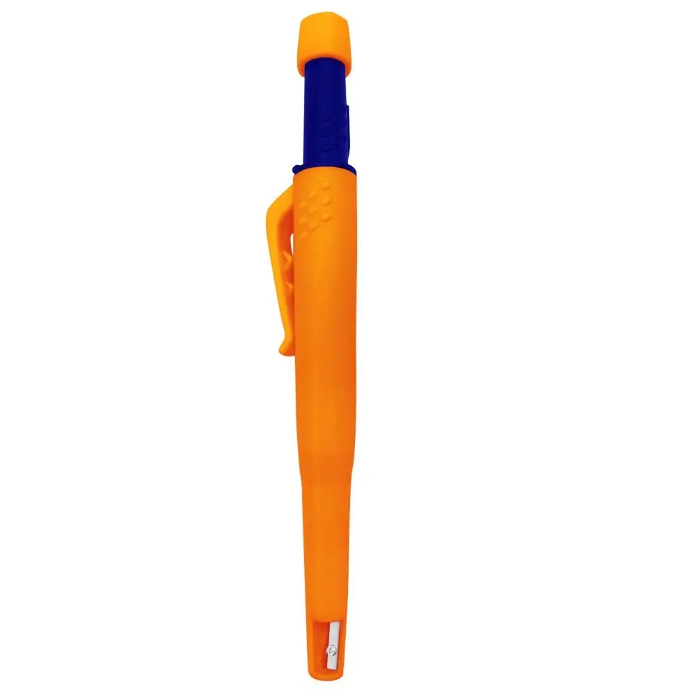 Solid Carpenter Mechanical Pencil One-piece design Pen Cap With Sharpener Woodworking Construction Pencil Stationery Supplies