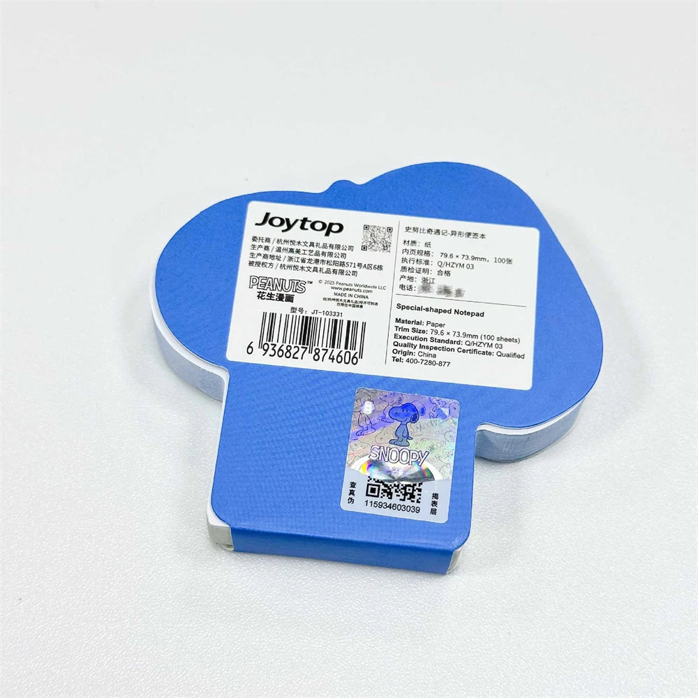 Anime Snoopy Mini Notebook Cartoon Snoopy Adventure Irregular Notebook Portable Pocket Book Message Books Student Stationery