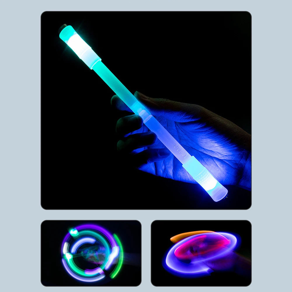 Led Spinning Pen Portable Detachable Comfortable Grip For Students Penspinning With  Pressure Relief Boys Girls Birthday Gift