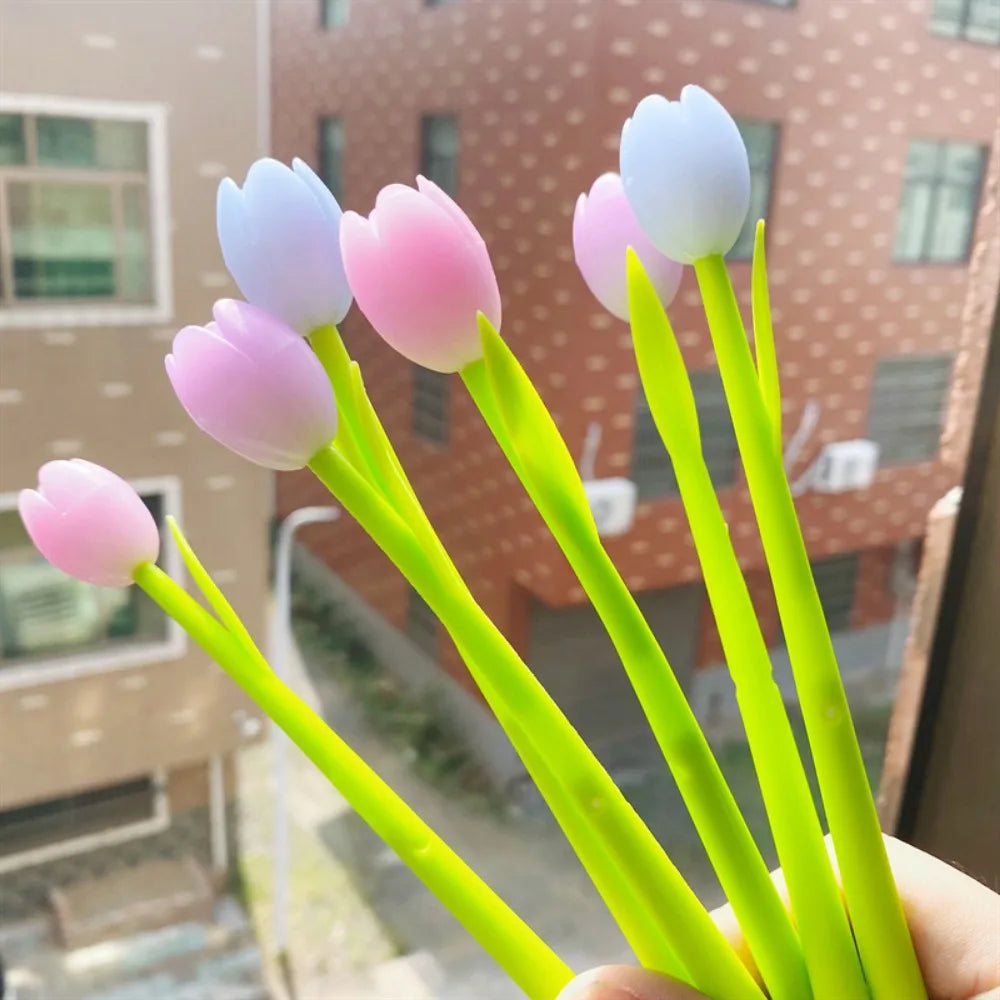 Pink Cute Ballpoint Pen Kawaii Learn Stationery Test Pressure Pens School Supplies Office Accessories канцелярия Caneta ручка
