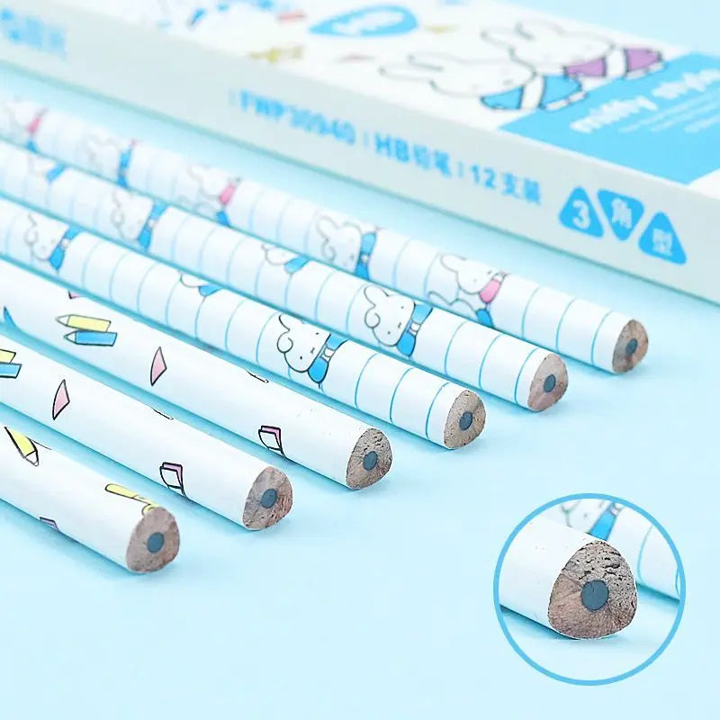 Miffy Rabbit Hb Pencil Anime Cartoon Simple Creative  Kawaii Student Sketching Drawing Daily Writing Pencil Stationery