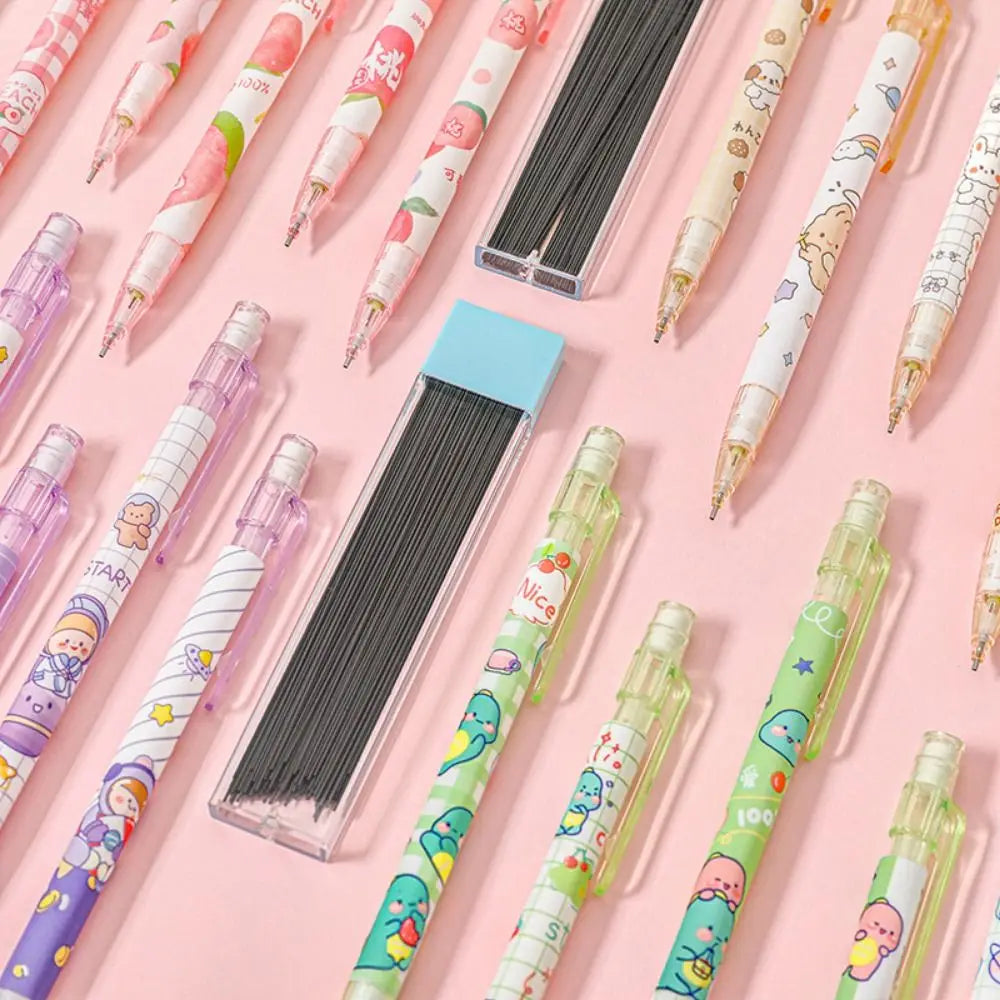 Writing Tool 0.5mm Mechanical Pencil Animals Astronaut Automatic Pencils Peach Cartoon Press Pen School Supplies