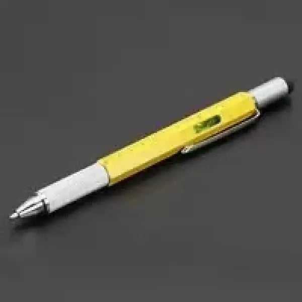 7 in1 Multifunction Ballpoint Pen with Modern Handheld Tool Measure Technical Ruler Screwdriver Touch Screen Stylus Spirit Level