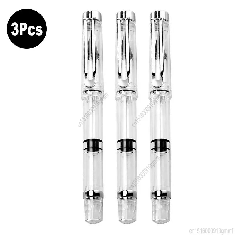 1/10Pcs Set Soft Tip Watercolor Brush Pen Transparent Calligraphy Brush Refillable Ink Fountain Art Drawing Painting Writing Pen