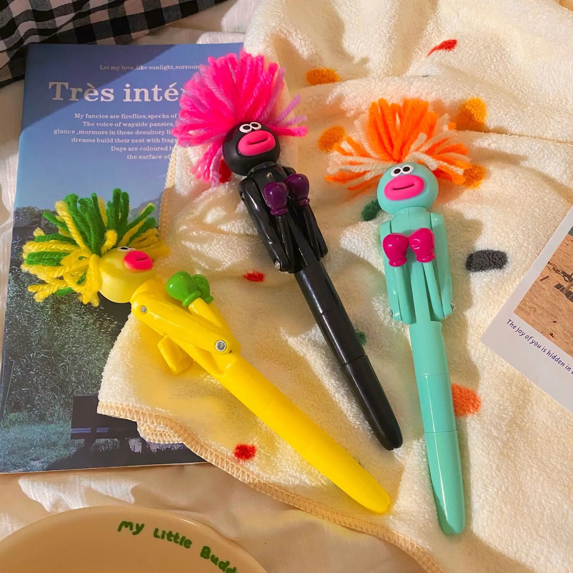 Ballpoint Pen, Funny Pen, Signature Pen 1.0, Cute Character Doll Pen, Boxing Pen, Writing Pen, Smooth Writing