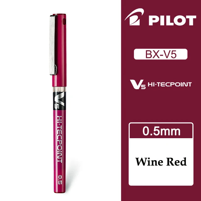 Japan PILOT Gel Pens BX-V5 Art Supplies Color Pen Office Accessories School Student Stationery Can Be Matched with Ink Bladder